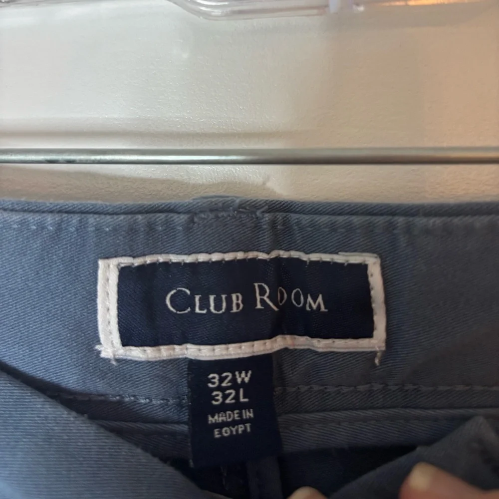 Club Room Men's Navy Chinos 32x32 in great condition
